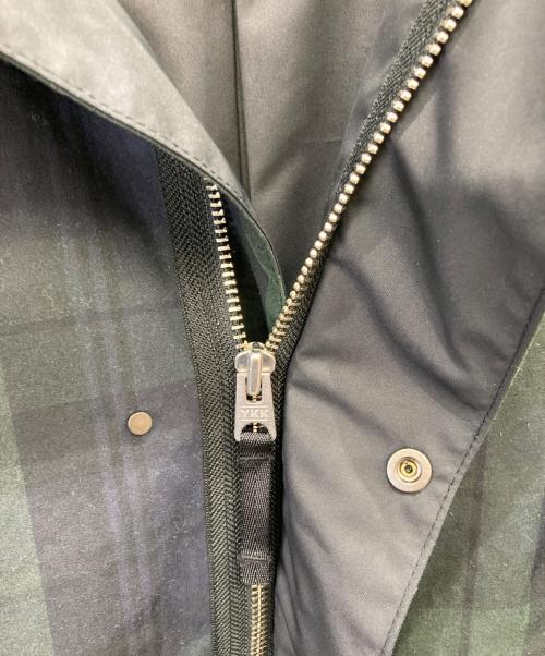 BEAUTY&YOUTH（ビューティーアンドユース）BEAUTY&YOUTH (ビューティーアンドユース) CLSPACK ミラレインハーフフィールドコート ネイビー×グリーン サイズ:Mの古着・服飾アイテム