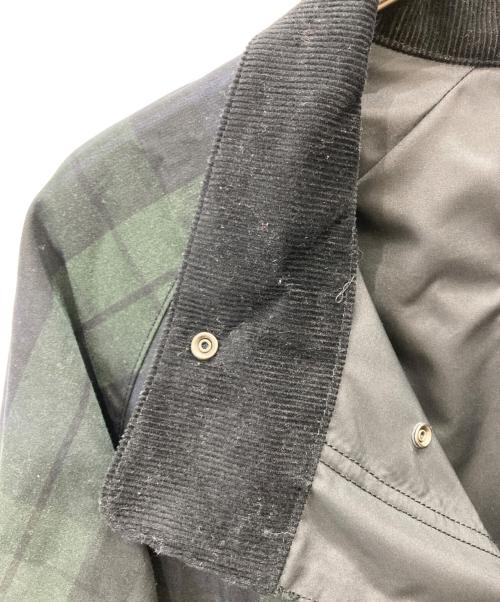 BEAUTY&YOUTH（ビューティーアンドユース）BEAUTY&YOUTH (ビューティーアンドユース) CLSPACK ミラレインハーフフィールドコート ネイビー×グリーン サイズ:Mの古着・服飾アイテム