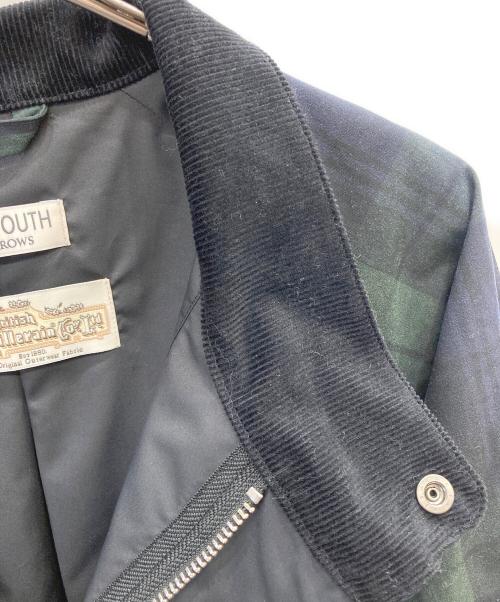 BEAUTY&YOUTH（ビューティーアンドユース）BEAUTY&YOUTH (ビューティーアンドユース) CLSPACK ミラレインハーフフィールドコート ネイビー×グリーン サイズ:Mの古着・服飾アイテム