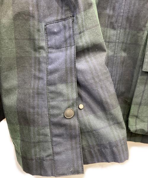 BEAUTY&YOUTH（ビューティーアンドユース）BEAUTY&YOUTH (ビューティーアンドユース) CLSPACK ミラレインハーフフィールドコート ネイビー×グリーン サイズ:Mの古着・服飾アイテム