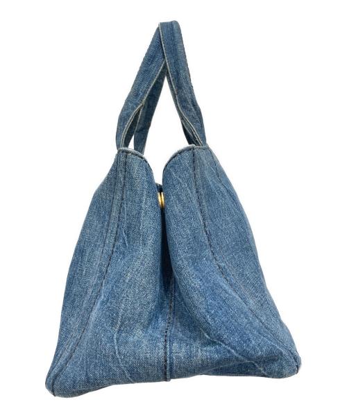 PRADA（プラダ）PRADA (プラダ) カナパデニムトートバッグM インディゴの古着・服飾アイテム