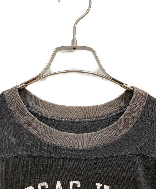 Champion（チャンピオン）Champion (チャンピオン) フットボールTシャツ ブラック サイズ:Ⅼの古着・服飾アイテム