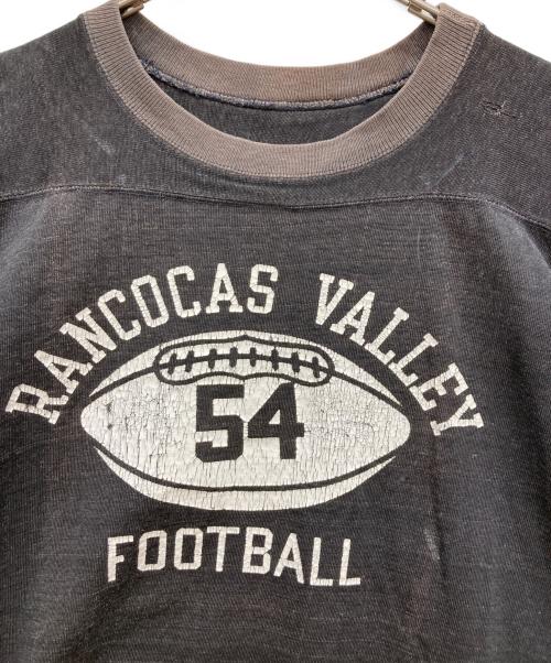 Champion（チャンピオン）Champion (チャンピオン) フットボールTシャツ ブラック サイズ:Ⅼの古着・服飾アイテム