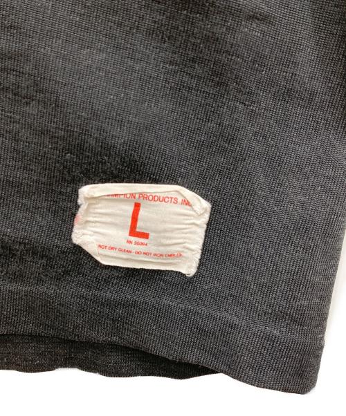 Champion（チャンピオン）Champion (チャンピオン) フットボールTシャツ ブラック サイズ:Ⅼの古着・服飾アイテム