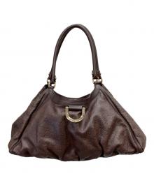 GUCCI（グッチ）の古着「アビー レザートートバッグ」｜ブラウン