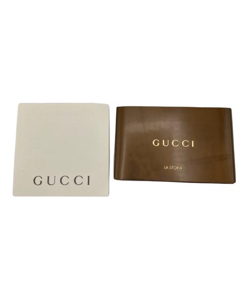 GUCCI（グッチ）GUCCI (グッチ) アビー レザートートバッグ ブラウンの古着・服飾アイテム