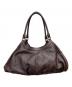 GUCCI (グッチ) アビー レザートートバッグ ブラウン：55000円