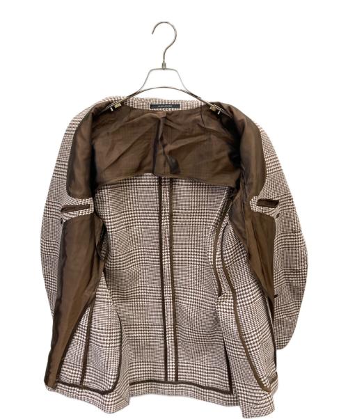 TAGLIATORE（タリアトーレ）TAGLIATORE (タリアトーレ) Brilla per il gusto (ブリッラ ペル イルグースト) ｢COSTA AZZURRA｣テーラードジャケット ブラウン サイズ:48の古着・服飾アイテム