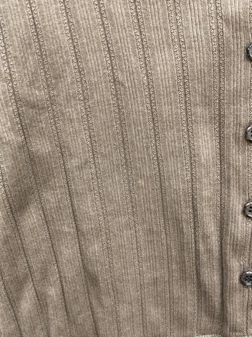 BURBERRY LONDON（バーバリーロンドン）BURBERRY LONDON (バーバリーロンドン) クロシェヘムカーディガン ブラウン サイズ:Sの古着・服飾アイテム