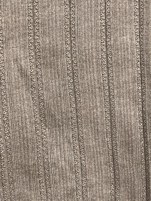 BURBERRY LONDON（バーバリーロンドン）BURBERRY LONDON (バーバリーロンドン) クロシェヘムカーディガン ブラウン サイズ:Sの古着・服飾アイテム