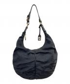 FENDIフェンディ）の古着「ゼブラワンショルダーバッグ」｜ブラック