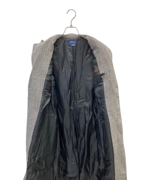 POLO RALPH LAUREN（ポロ・ラルフローレン）POLO RALPH LAUREN (ポロ・ラルフローレン) ロングチェスターコート グレー サイズ:4の古着・服飾アイテム