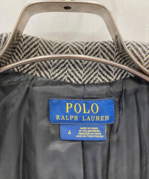POLO RALPH LAUREN（ポロ・ラルフローレン）POLO RALPH LAUREN (ポロ・ラルフローレン) ロングチェスターコート グレー サイズ:4の古着・服飾アイテム