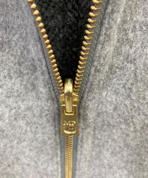 MACKINTOSH PHILOSOPHY（マッキントッシュ フィロソフィー）MACKINTOSH PHILOSOPHY (マッキントッシュ フィロソフィー) ノーカラーリバーコート グレー サイズ:36の古着・服飾アイテム