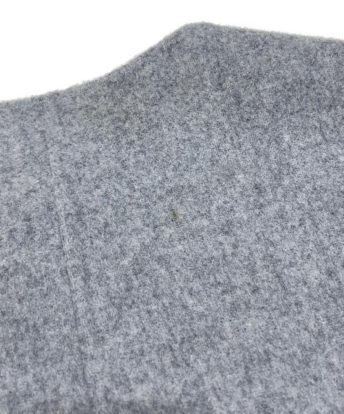 MACKINTOSH PHILOSOPHY（マッキントッシュ フィロソフィー）MACKINTOSH PHILOSOPHY (マッキントッシュ フィロソフィー) ノーカラーリバーコート グレー サイズ:36の古着・服飾アイテム