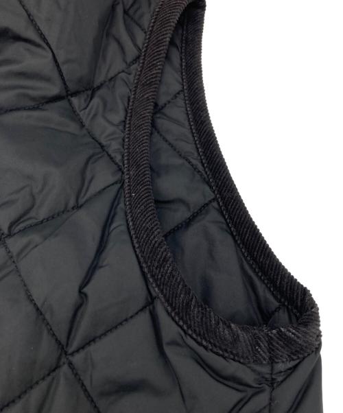 Barbour（バブアー）Barbour (バブアー) UNITED ARROWS (ユナイテッドアローズ) 別注キルティングジレ ブラック サイズ:8の古着・服飾アイテム