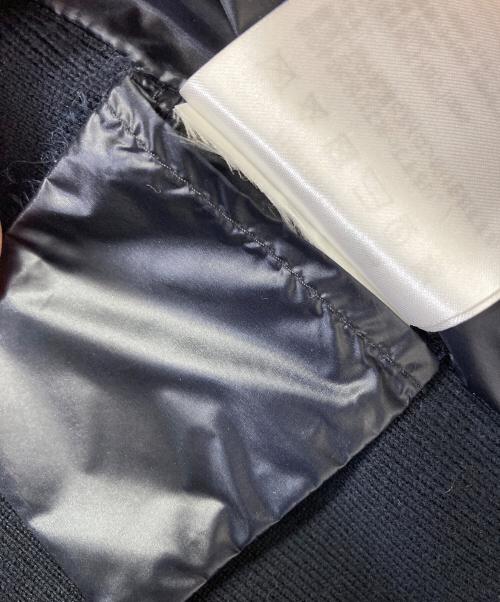 MONCLER（モンクレール）MONCLER (モンクレール) 「CARDIGAN TRICOT」ニット切替ダウンジャケット ネイビー サイズ:Ⅼの古着・服飾アイテム