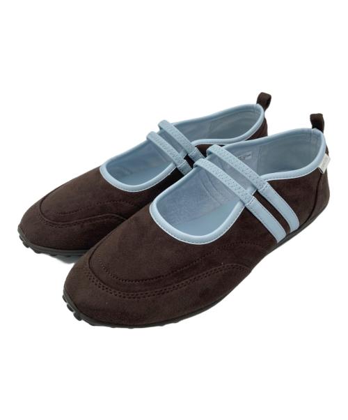 STAND OIL（スタンドオイル）STAND OIL (スタンドオイル) Strap Mary Jane Sneakers ブラウン サイズ:240の古着・服飾アイテム