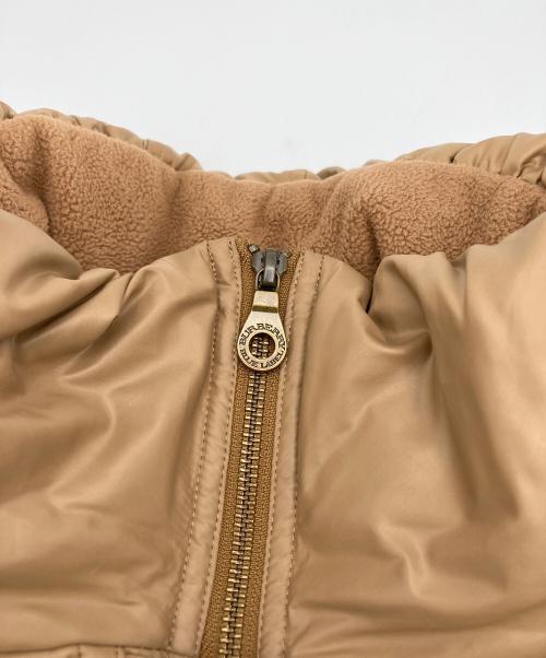 BURBERRY BLUE LABEL（バーバリー ブルー レーベル）BURBERRY BLUE LABEL (バーバリーロンドンブルーレーベル) 裏ノヴァチェックダウンコート ベージュ サイズ:38の古着・服飾アイテム