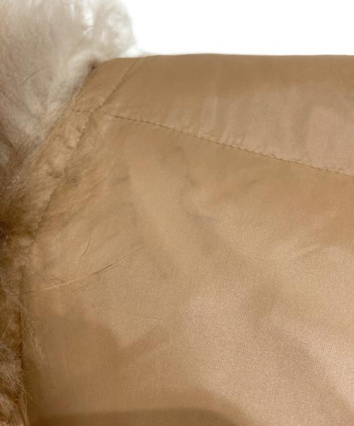 BURBERRY BLUE LABEL（バーバリー ブルー レーベル）BURBERRY BLUE LABEL (バーバリーロンドンブルーレーベル) 裏ノヴァチェックダウンコート ベージュ サイズ:38の古着・服飾アイテム