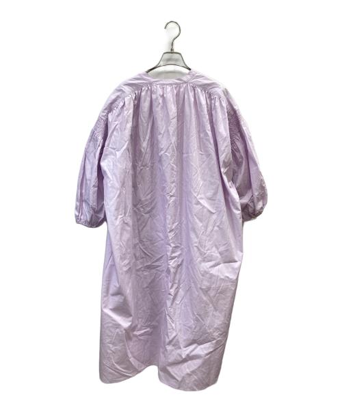 kelen（ケレン）kelen (ケレン) コットンシャーリングスリーブデザインドレス ライラック サイズ:M 未使用品の古着・服飾アイテム