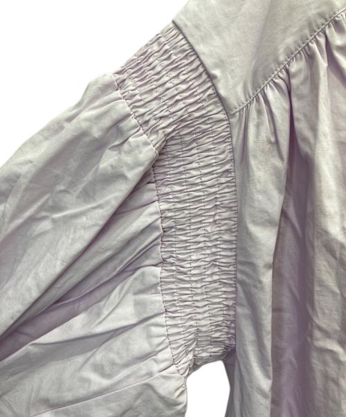 kelen（ケレン）kelen (ケレン) コットンシャーリングスリーブデザインドレス ライラック サイズ:M 未使用品の古着・服飾アイテム