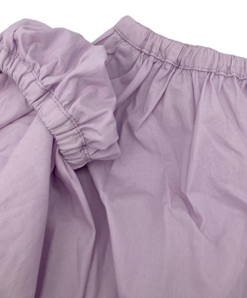kelen（ケレン）kelen (ケレン) コットンシャーリングスリーブデザインドレス ライラック サイズ:M 未使用品の古着・服飾アイテム