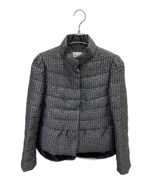 ARMANI COLLEZIONI（アルマーニ コレツィオーニ）ARMANI COLLEZIONI (アルマーニ コレツィオーニ) 中綿ジャケット ブラック サイズ:Ⅼの古着・服飾アイテム