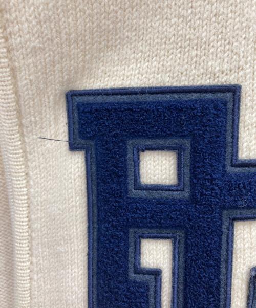 PEARLY GATES（パーリーゲイツ）PEARLY GATES (パーリーゲイツ) フルジップ ニットジャケット アイボリー サイズ:5の古着・服飾アイテム