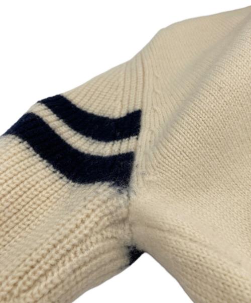 PEARLY GATES（パーリーゲイツ）PEARLY GATES (パーリーゲイツ) フルジップ ニットジャケット アイボリー サイズ:5の古着・服飾アイテム