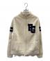 PEARLY GATES（パーリーゲイツ）の古着「フルジップ ニットジャケット」｜アイボリー
