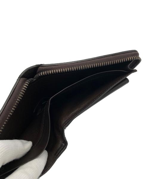 BOTTEGA VENETA（ボッテガベネタ）BOTTEGA VENETA (ボッテガベネタ) イントレチャートラウンドファスナー財布 ブラウンの古着・服飾アイテム