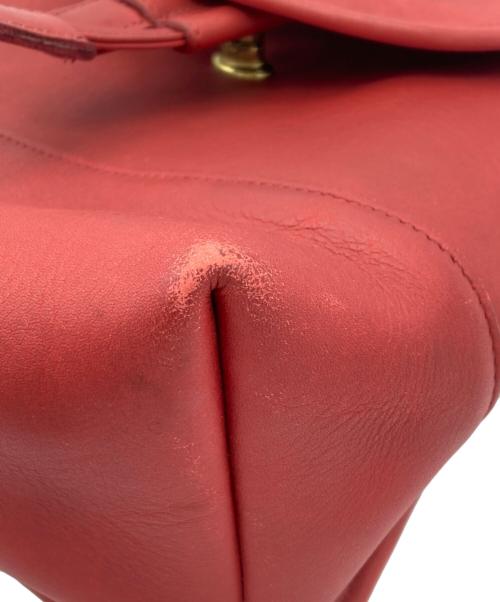 COACH（コーチ）COACH (コーチ) ターンロックミニリュック レッドの古着・服飾アイテム