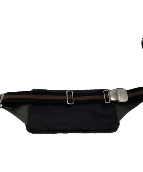 Orobianco（オロビアンコ）Orobianco (オロビアンコ) 「AUGUSTINO EV HE-D」ウエストバッグ ブラックの古着・服飾アイテム