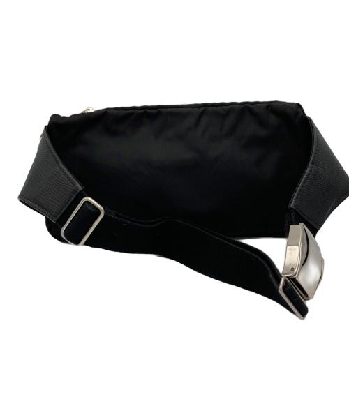 Orobianco（オロビアンコ）Orobianco (オロビアンコ) 型押しウエストバッグ ブラックの古着・服飾アイテム