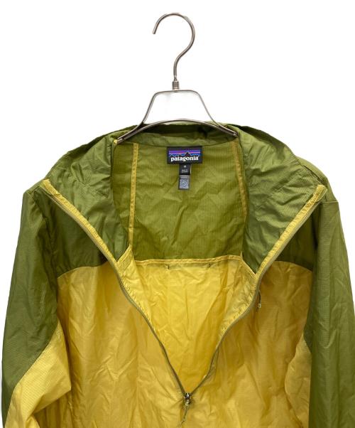 Patagonia（パタゴニア）Patagonia (パタゴニア) フーディニ・スタッシュ・1/2ジップ・プルオーバー グリーン×イエロー サイズ:Ｍの古着・服飾アイテム
