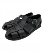 PARABOOTパラブーツ）の古着「レザーシューズ」｜ブラック