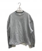 JIL SANDERジルサンダー）の古着「パデッド・スウェットシャツ」｜グレー
