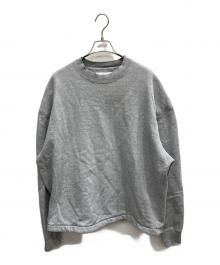 JIL SANDER（ジルサンダー）の古着「パデッド・スウェットシャツ」｜グレー