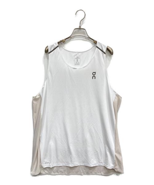 on（オン）On (オン) Race Singlet ホワイト サイズ:XLの古着・服飾アイテム