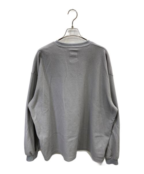 Stripes For Creative（ストライプ フォー クリエイティブ）Stripes For Creative (ストライプ フォー クリエイティブ) ロゴ刺繍フリーススウェット ライトグレー サイズ:XXLの古着・服飾アイテム