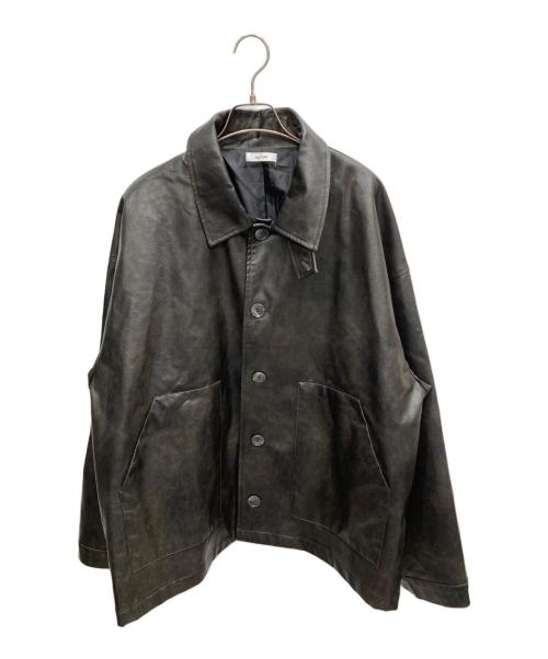 epnok（エプノック）epnok (エプノック) フェイクレザージャケット ブラウン サイズ:Lの古着・服飾アイテム