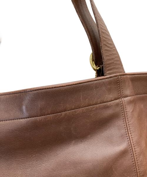 COACH（コーチ）COACH (コーチ) レザートートバッグ ブラウンの古着・服飾アイテム