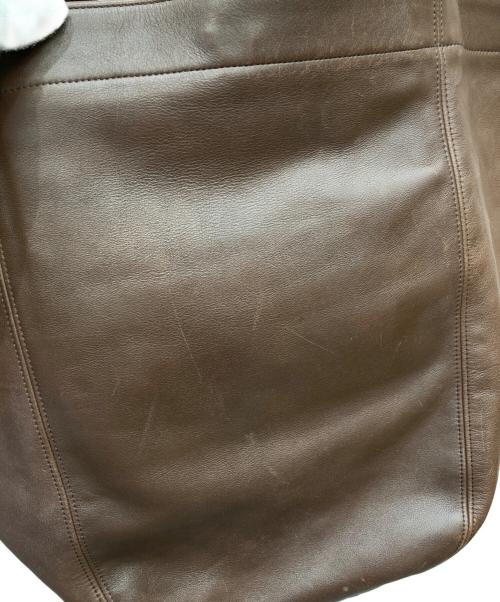 COACH（コーチ）COACH (コーチ) レザートートバッグ ブラウンの古着・服飾アイテム