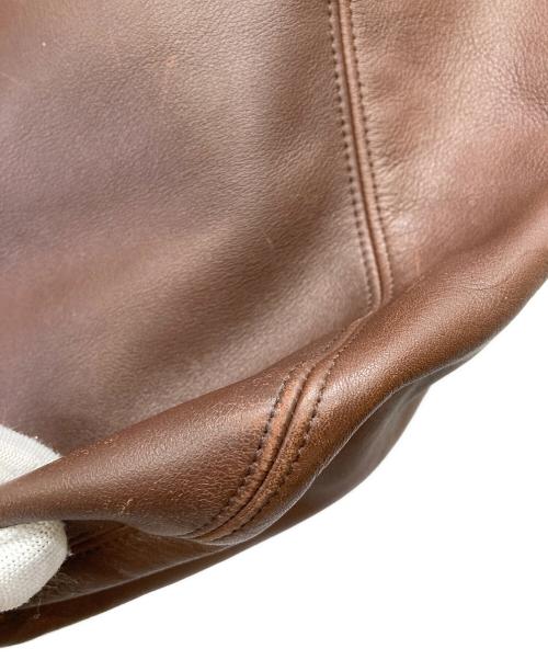 COACH（コーチ）COACH (コーチ) レザートートバッグ ブラウンの古着・服飾アイテム