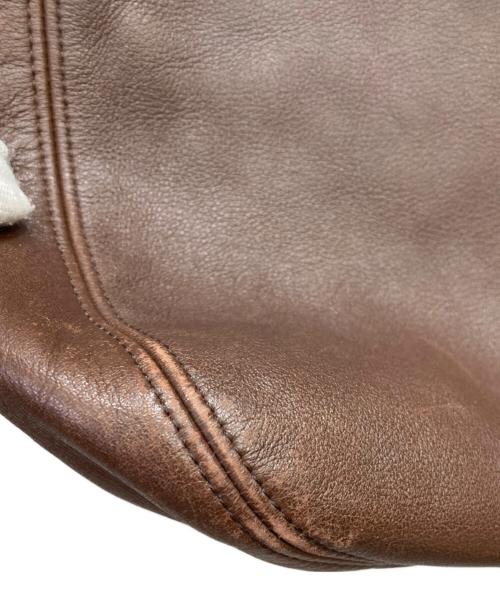 COACH（コーチ）COACH (コーチ) レザートートバッグ ブラウンの古着・服飾アイテム