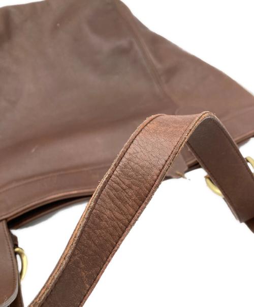 COACH（コーチ）COACH (コーチ) レザートートバッグ ブラウンの古着・服飾アイテム