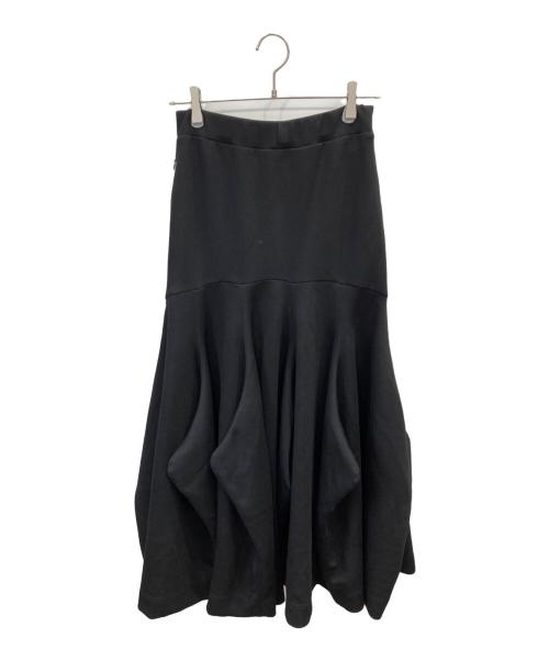 OMMO（オーエムエムオー）OMMO (オーエムエムオー) FLASK PATTERN VOLUME SK ブラック サイズ:Mの古着・服飾アイテム