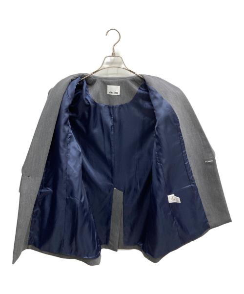 OMMO（オーエムエムオー）OMMO (オーエムエムオー) VEST LAYERED BIG SHOULDER JK グレー サイズ:Ｍの古着・服飾アイテム