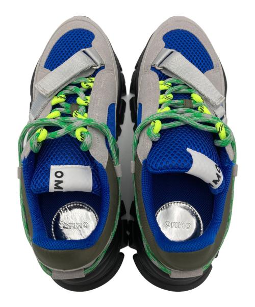 OMMO（オーエムエムオー）OMMO (オーエムエムオー) TWIST LACE BELTED SNEAKERS グレー サイズ:表示なしの古着・服飾アイテム